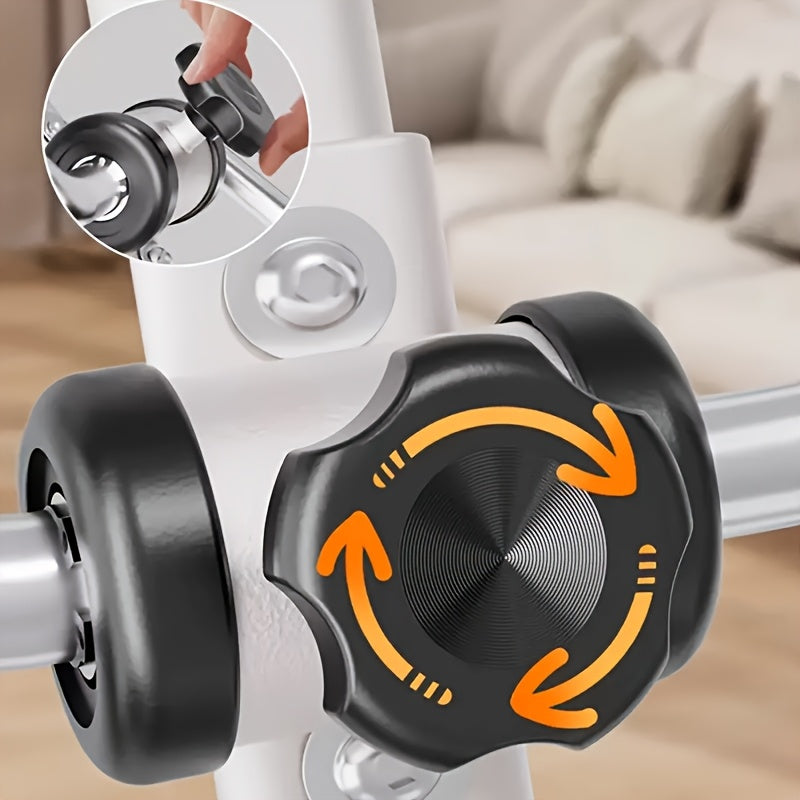 SeniorStep™ Manual Stepper Bike - Aluminum Low-Impact Exercise Machine for Elderly