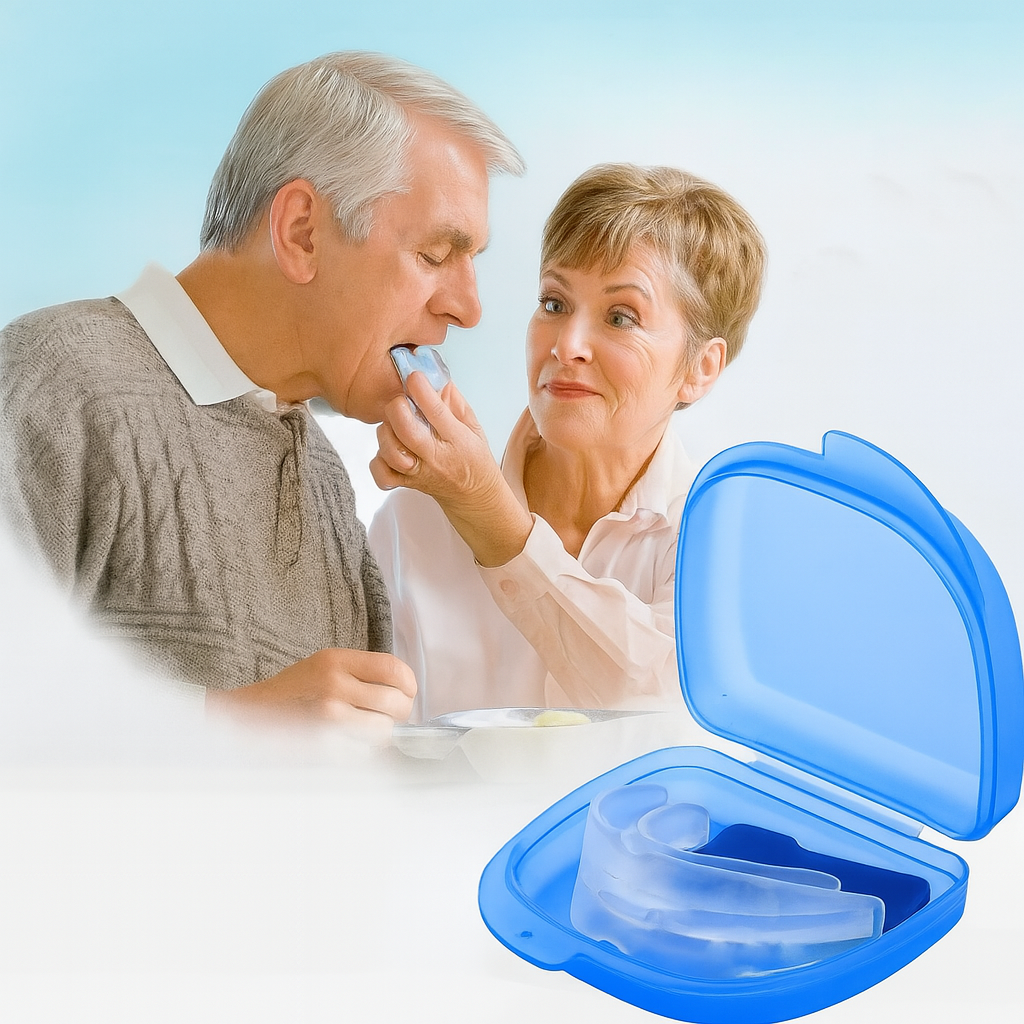 Silicone Night Mouthguard – Gentle Snoring & Teeth Protection for Seniors