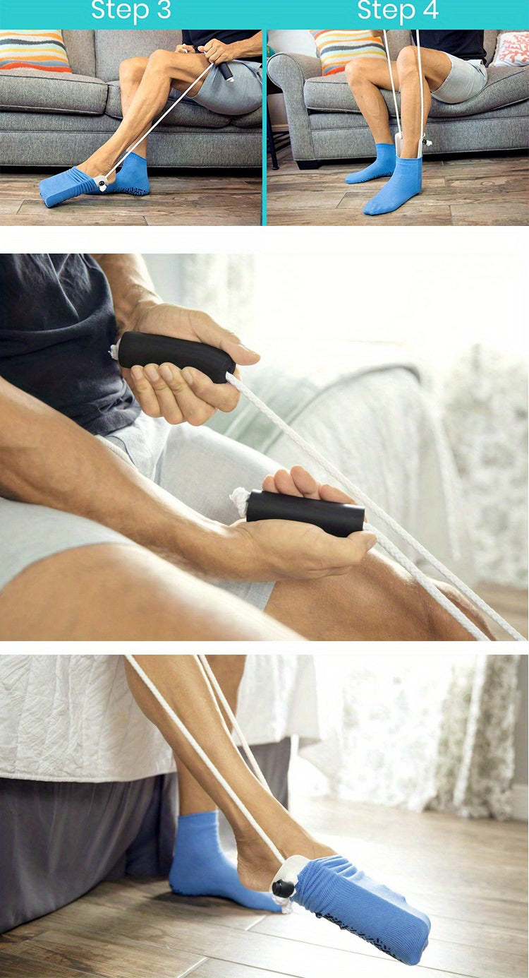 SockSlide™ Assist Device - Easy On/Off Sock Aid for Seniors