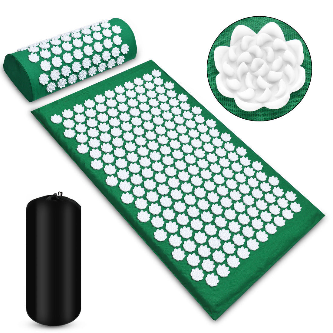 Acupressure Mat & Pillow Set – Gentle Relief & Relaxation for Seniors
