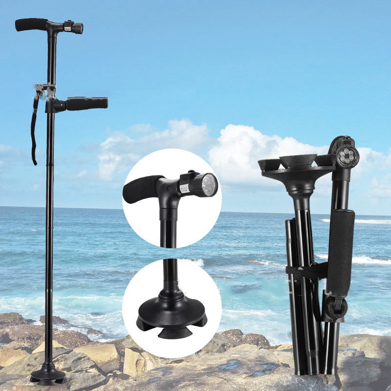 Foldable Walking Cane -  Stability, Safety & Convenience for Seniors