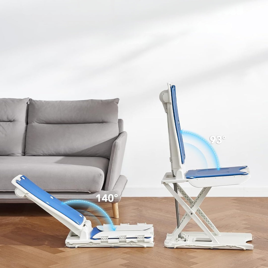 Foldable 2-in-1 Electric Chair Lift for Elderly – Floor Lift & IP68 Waterproof Bath Lift for Tub