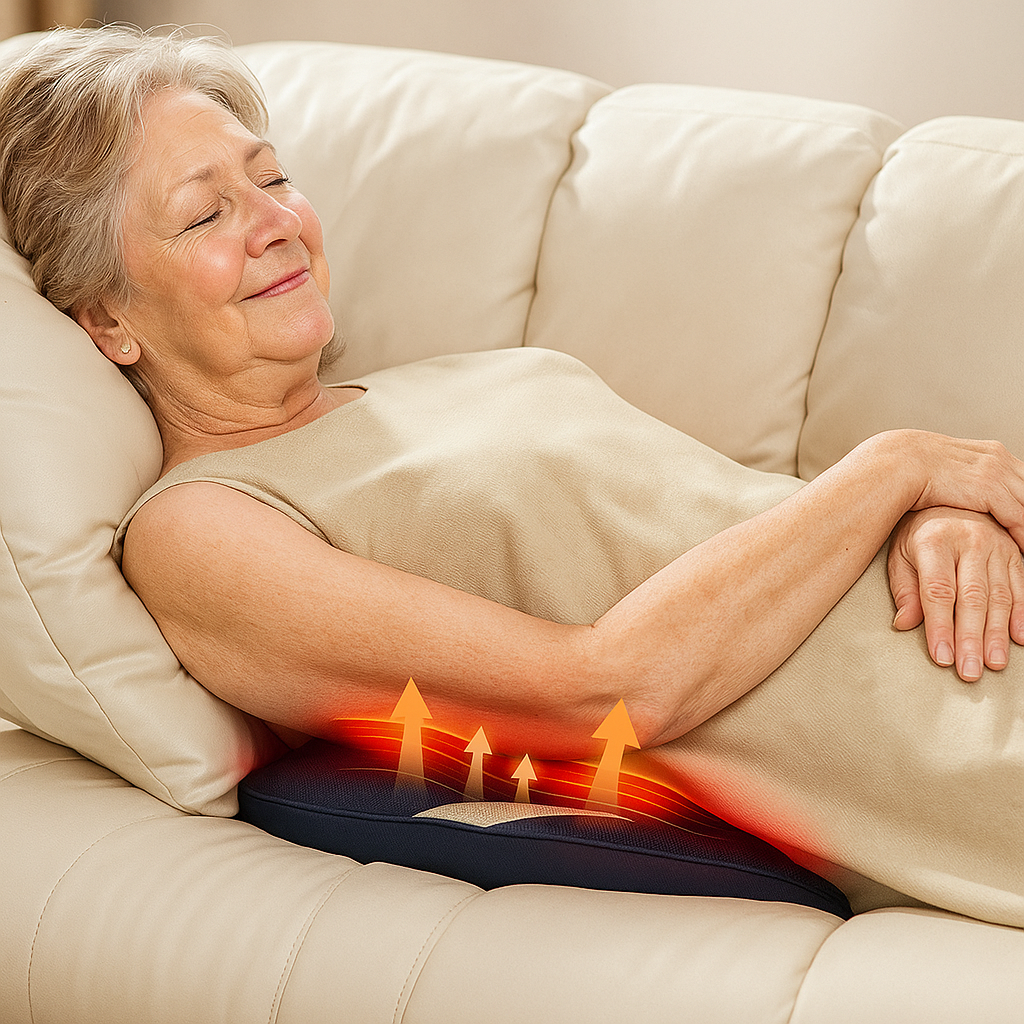 Portable Heated Massage Cushion – Back, Neck & Shoulders