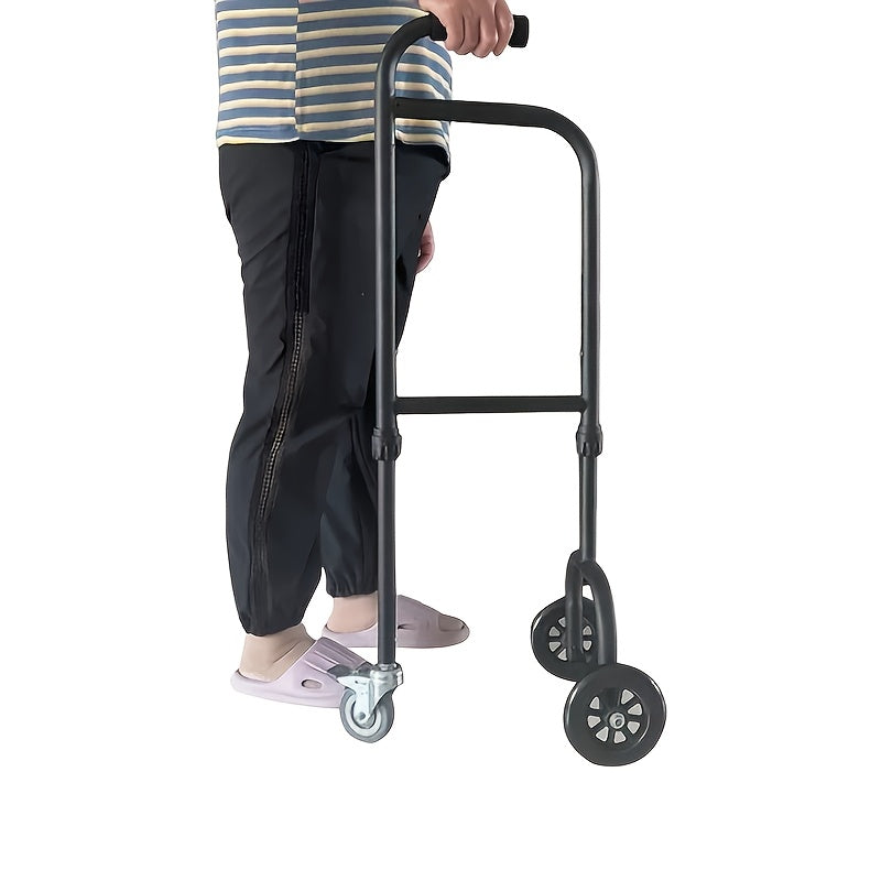 RollEase™ Mobility Handrail - Wheeled Support Rail for Seniors Walker Aid