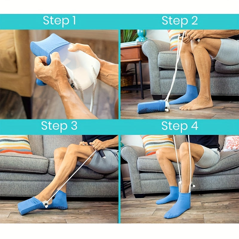 SockSlide™ Assist Device - Easy On/Off Sock Aid for Seniors