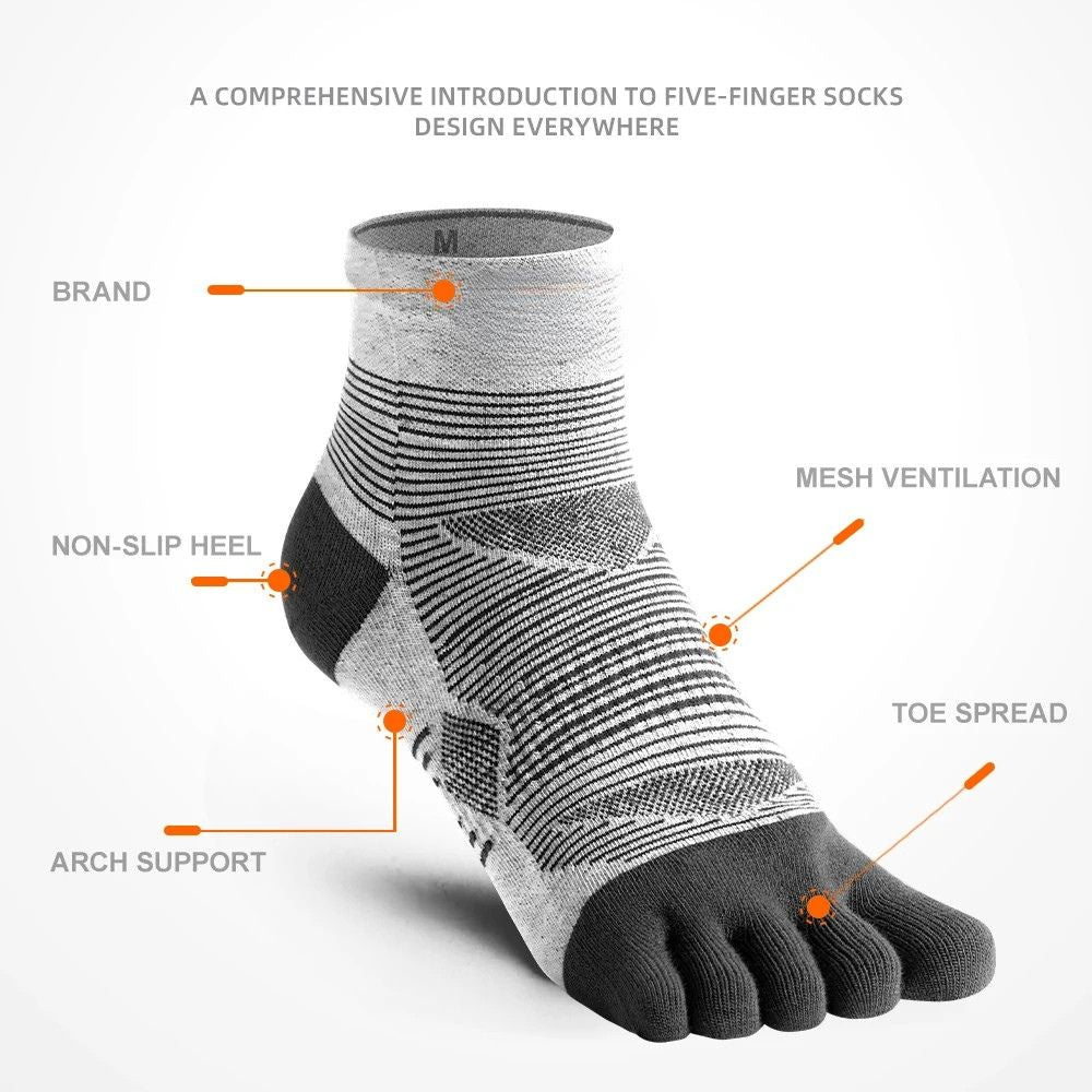Five-Toe Socks for Seniors – Comfort, Support & Breathability