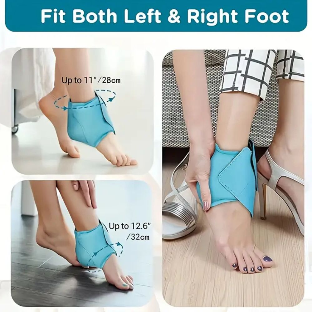 2 Pieces Reusable Ankle Ice Packs – Hot & Cold Gel Therapy for Seniors