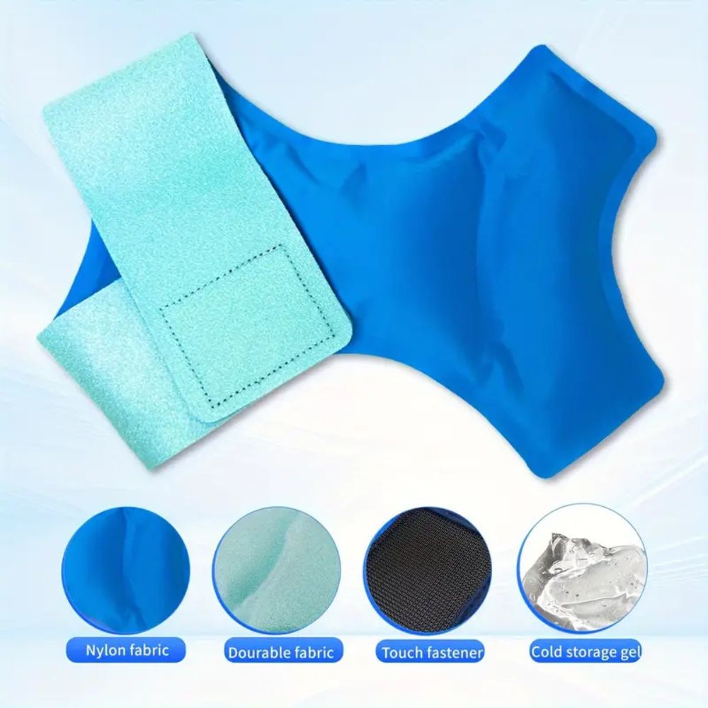 2 Pieces Reusable Ankle Ice Packs – Hot & Cold Gel Therapy for Seniors