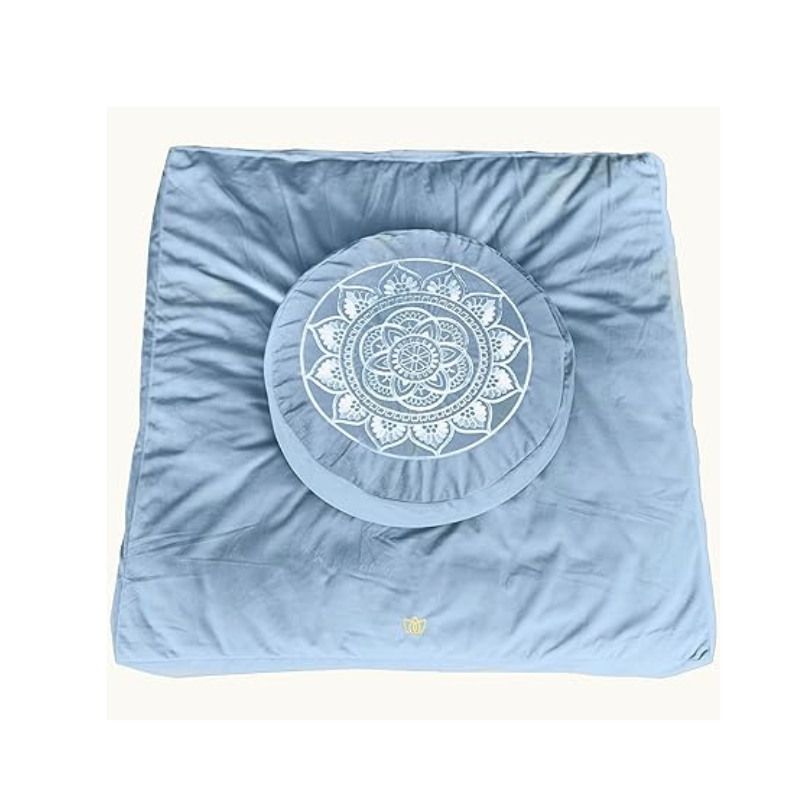 Meditation Cushion & Mat Set – Gentle Support for Seniors’ Comfort