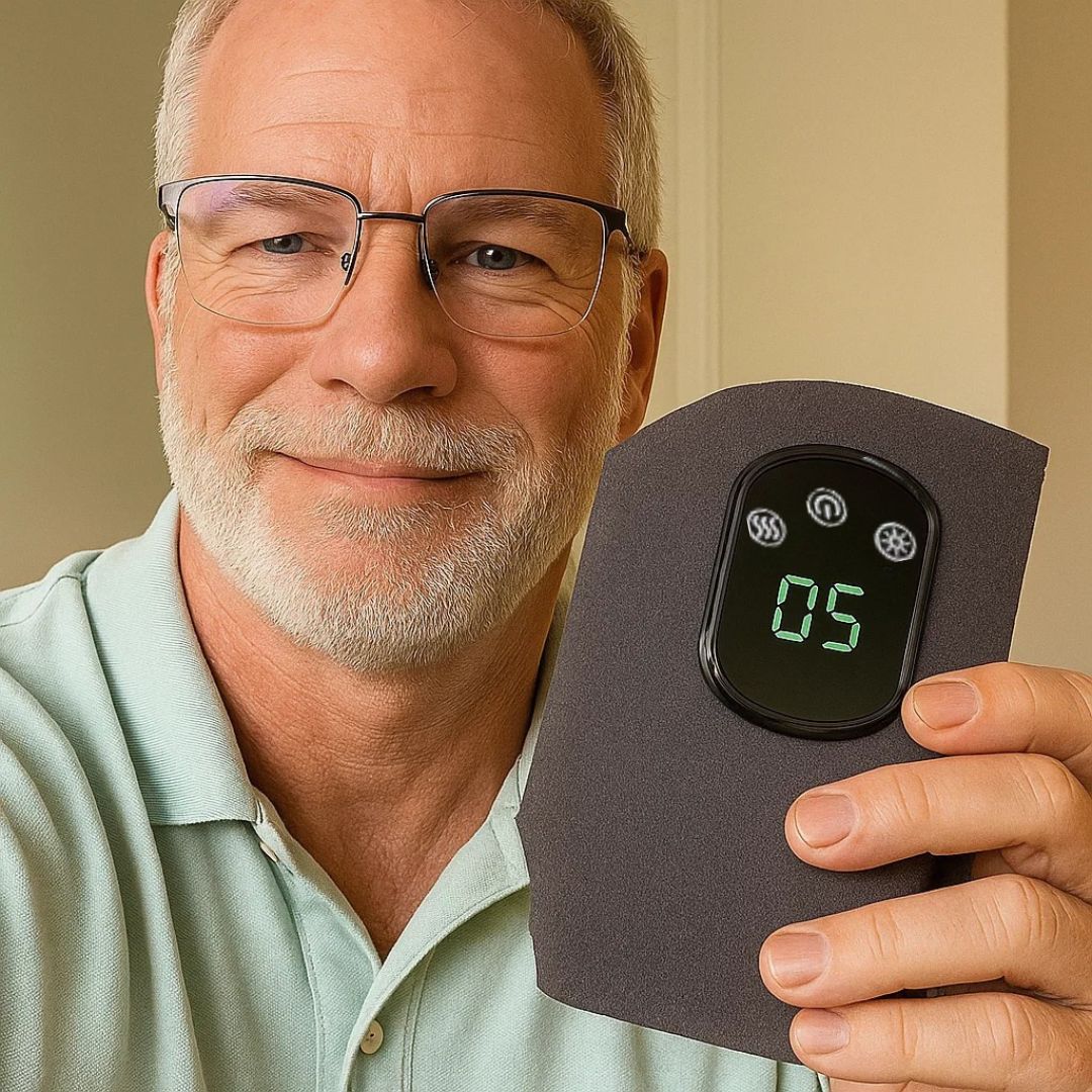 3-in-1 Electric Ankle Massager – 5-Level Heat, Vibration & Compression for Foot Relief