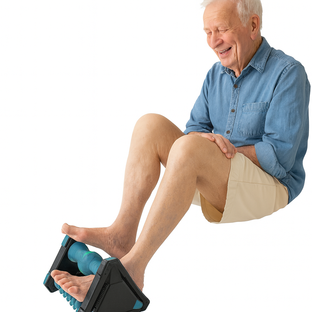 3-in-1 Foot Roller Massager with Ice Therapy – Gentle Cooling Relief for Seniors