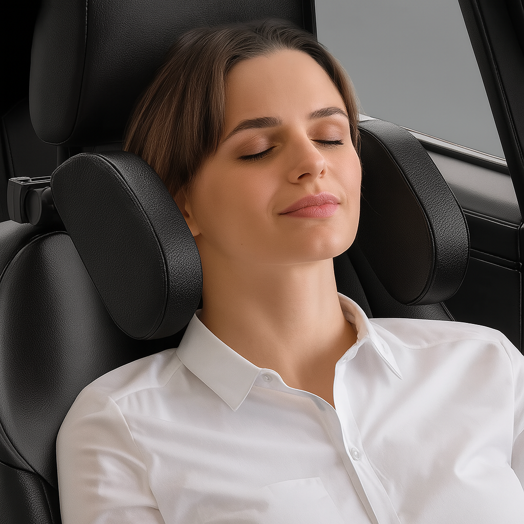 Adjustable Car Seat Headrest Neck Pillow – Comfort Support for Seniors