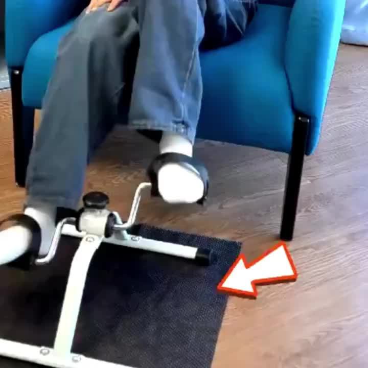 SeniorStep™ Manual Stepper Bike - Aluminum Low-Impact Exercise Machine for Elderly