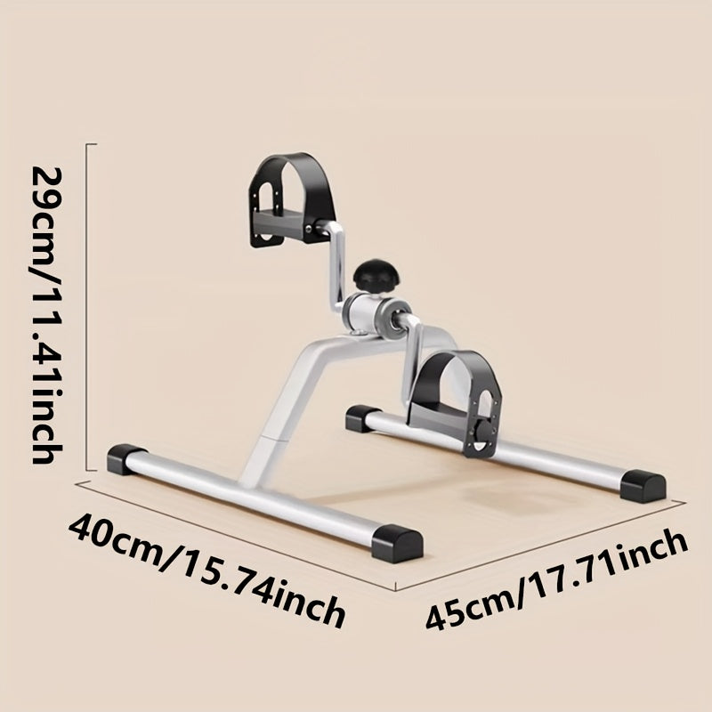 SeniorStep™ Manual Stepper Bike - Aluminum Low-Impact Exercise Machine for Elderly