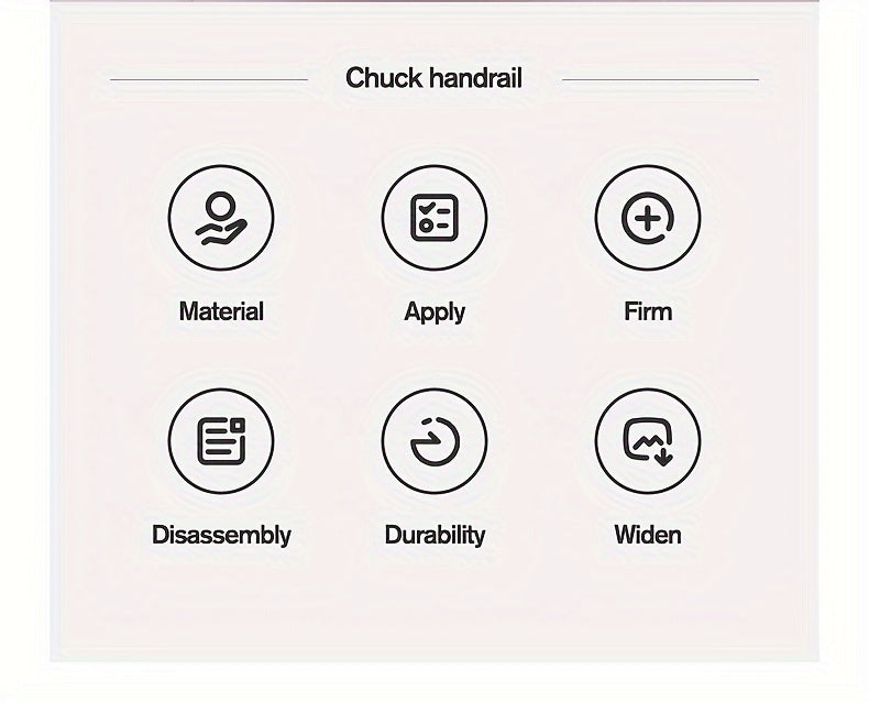 SafeGrip™ Suction Grab Bars - No-Drill Bathroom Safety Handles for Seniors