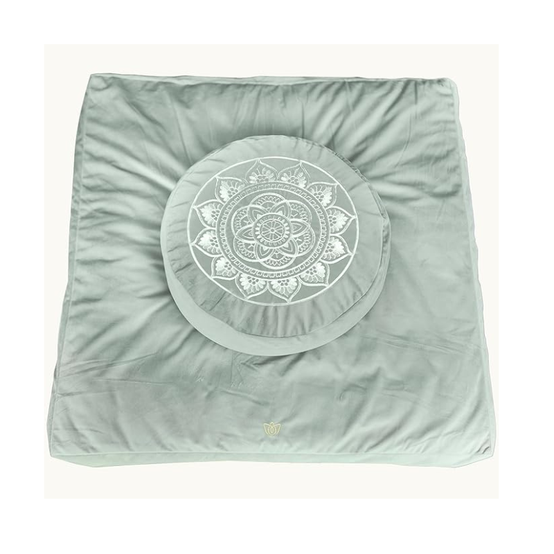 Meditation Cushion & Mat Set – Gentle Support for Seniors’ Comfort