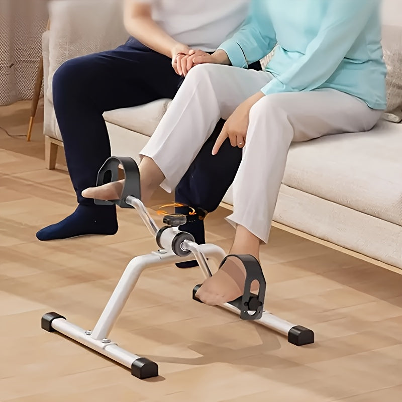 SeniorStep™ Manual Stepper Bike - Aluminum Low-Impact Exercise Machine for Elderly
