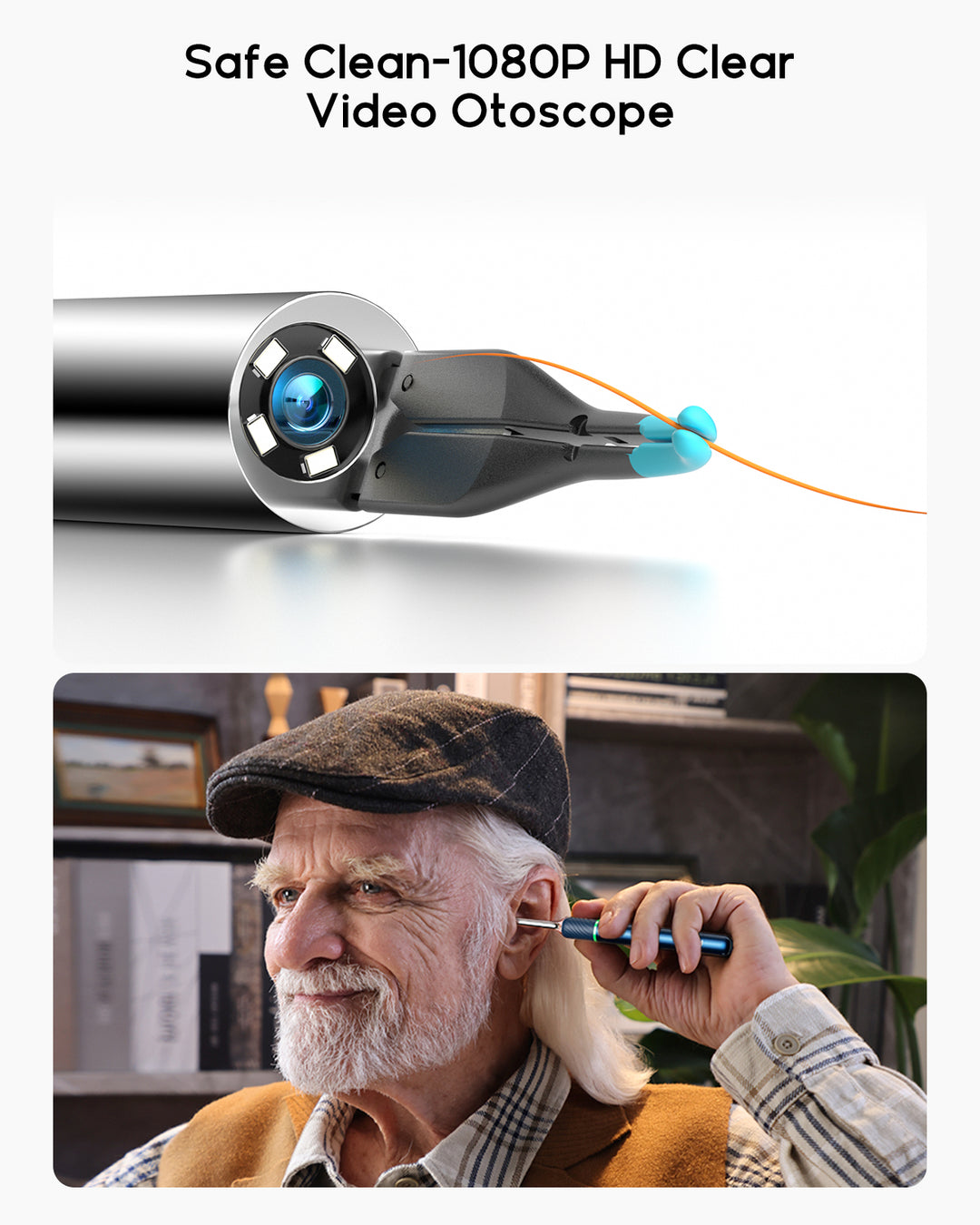 Bebird Note5 Pro – Smart Visual Ear Cleaner with 10MP Camera & Tweezers for Elderly
