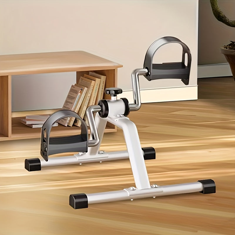 SeniorStep™ Manual Stepper Bike - Aluminum Low-Impact Exercise Machine for Elderly