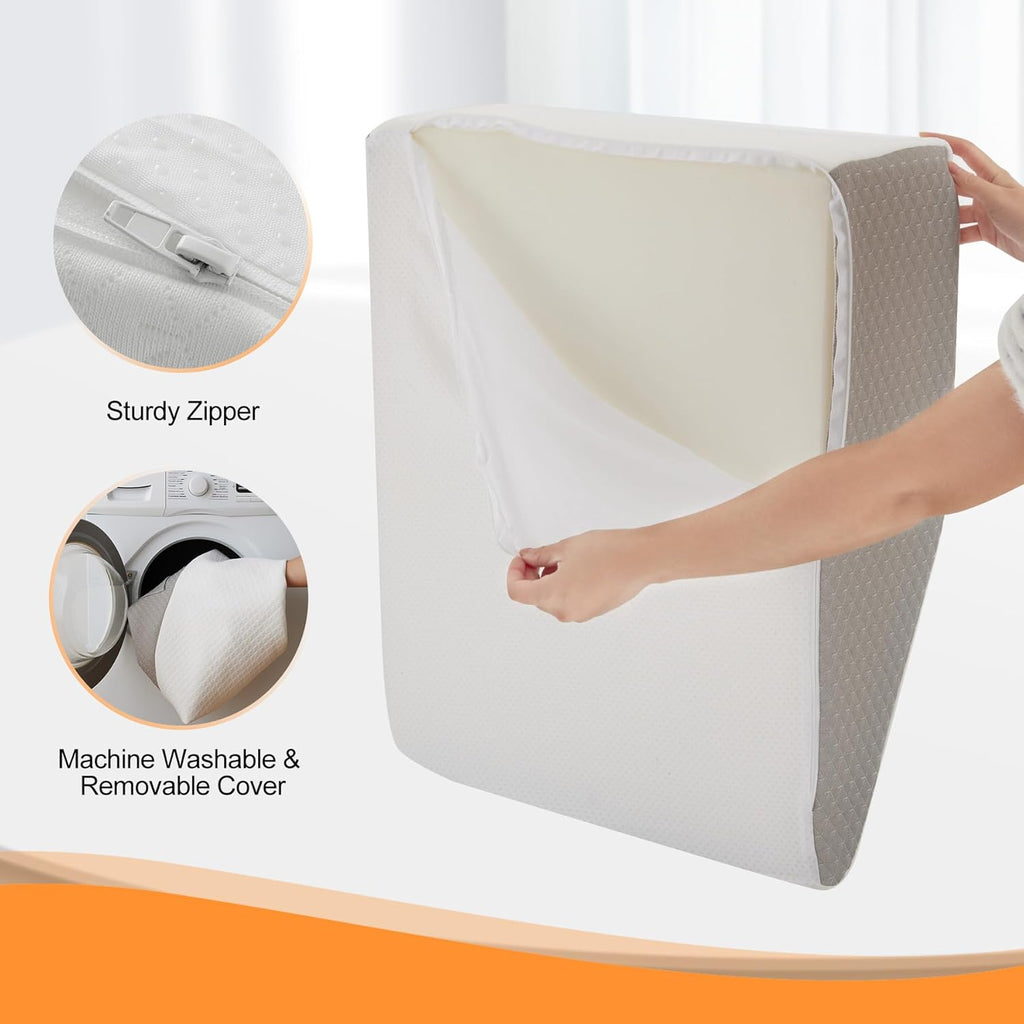 8-Inch Leg Elevation Pillow – Gentle Support for Seniors & Recovery