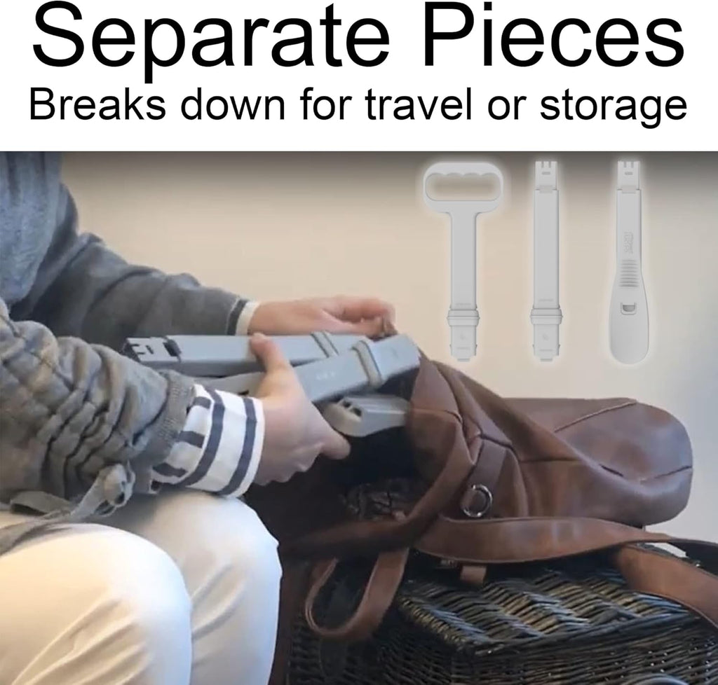 Long Handled Shoehorn & Sock Remover for Senior – 26” Adjustable Dressing Aid for Easy Use