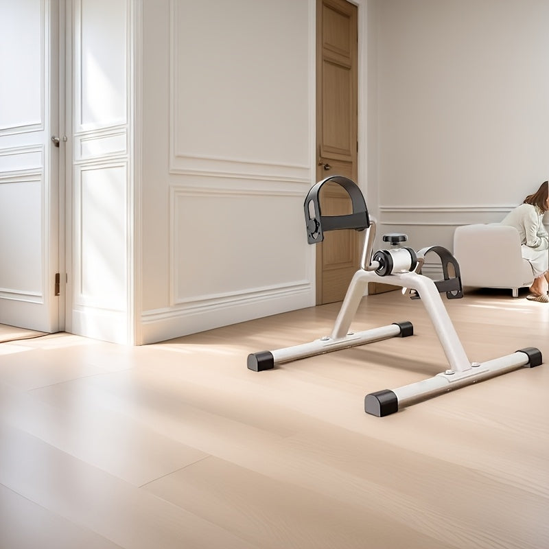 SeniorStep™ Manual Stepper Bike - Aluminum Low-Impact Exercise Machine for Elderly