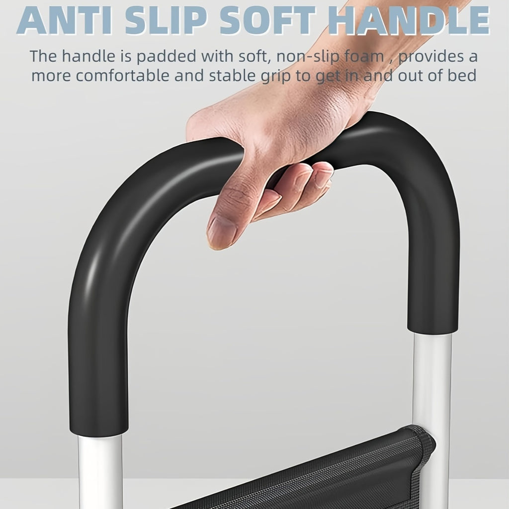 BedRise™ - Adjustable Bed Safety Rail for Elderly & Seniors with Storage Pocket