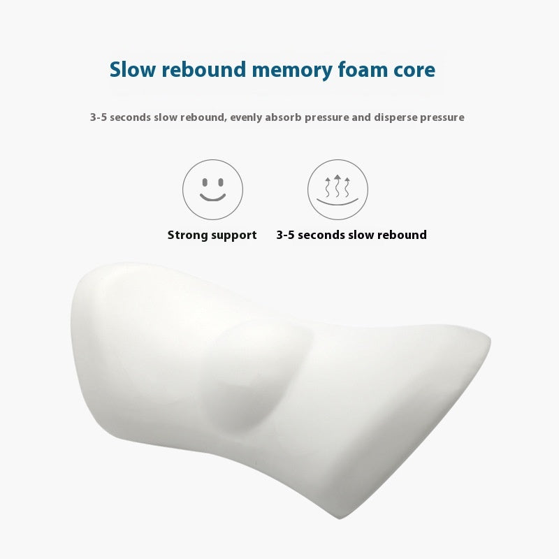 Memory Foam Lumbar Support Pillow – Sofa, Car & Office Comfort for Back Relief