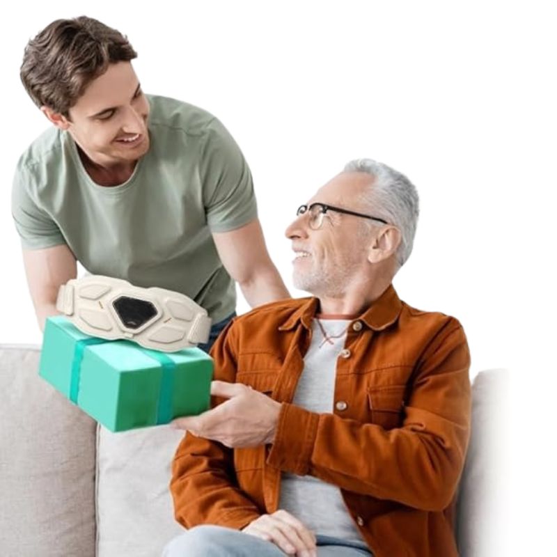 Lightweight Waist Massager for Seniors - Heat & Vibration Therapy