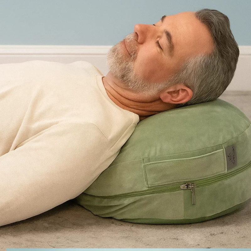 Meditation Cushion & Mat Set – Gentle Support for Seniors’ Comfort