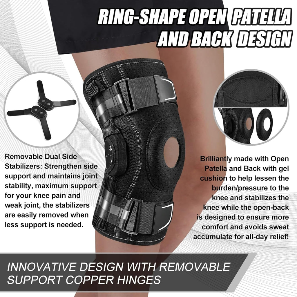 Adjustable Elderly Man's Knee Brace – Gentle Support & Comfort