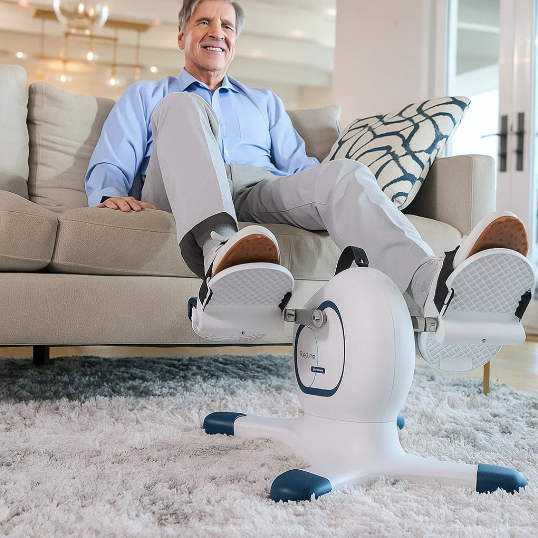 Arm & Leg Mini Pedal Exerciser Bike – Dual Mode Motorized Low-Impact Exercise for Seniors