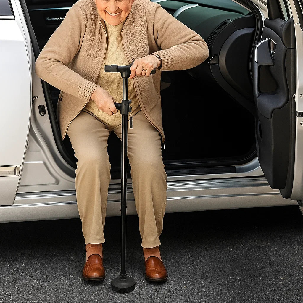 Foldable Walking Cane -  Stability, Safety & Convenience for Seniors