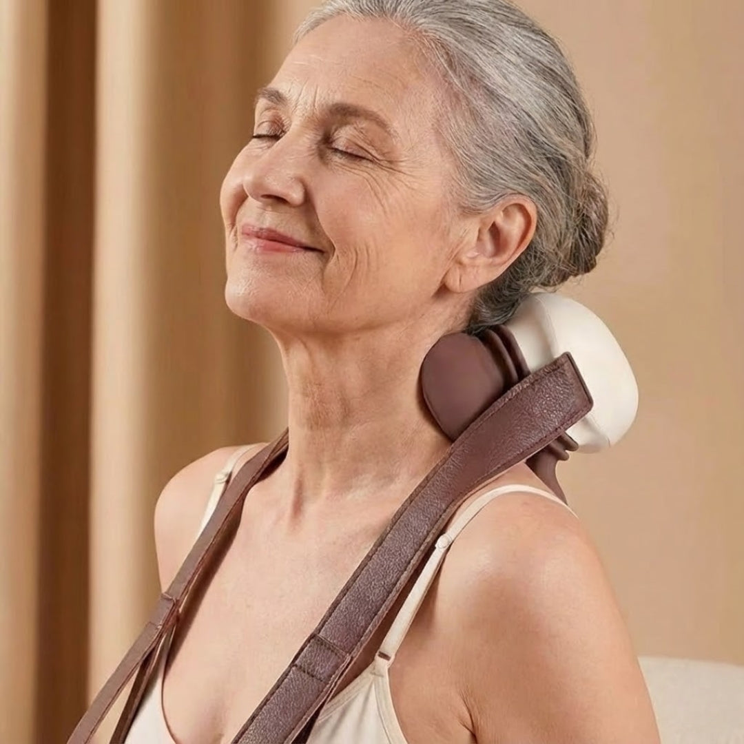 Bionic Neck & Shoulder Massager for Seniors – Gentle, Wireless Comfort for Daily Relaxation