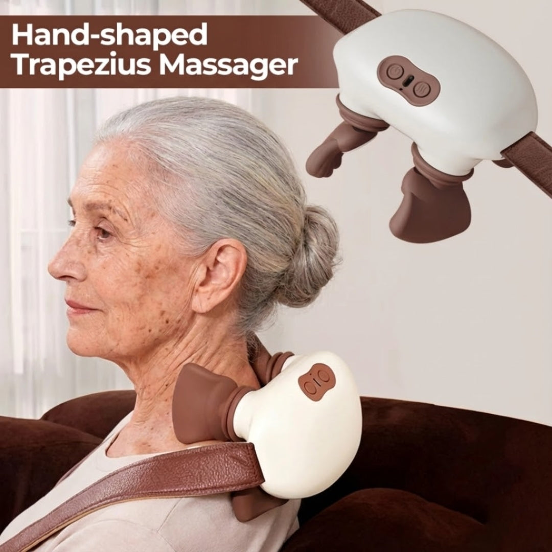 Bionic Neck & Shoulder Massager for Seniors – Gentle, Wireless Comfort for Daily Relaxation