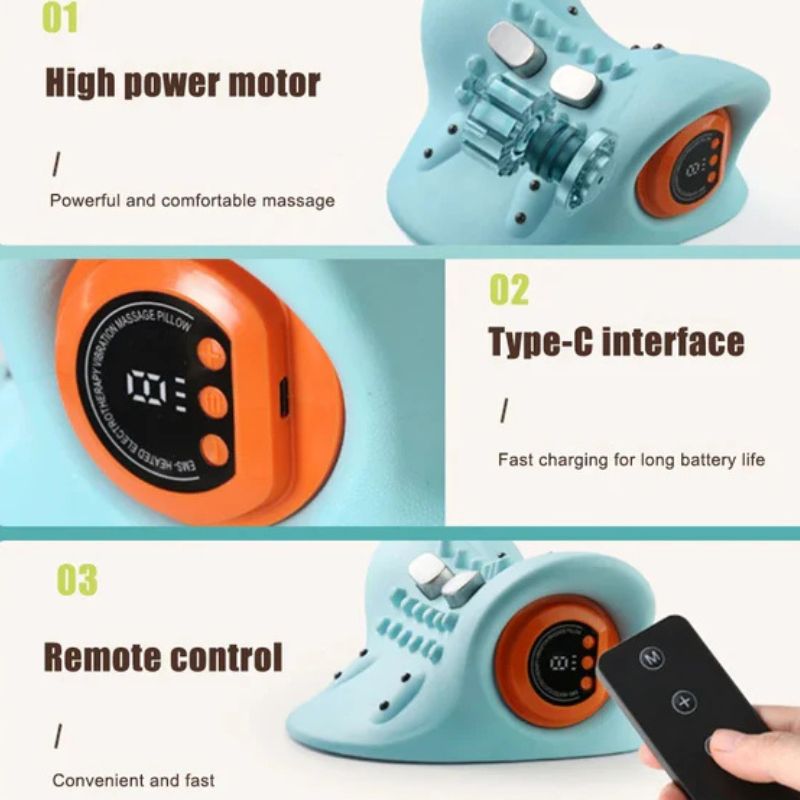 Cervical Pulse Traction Device - Neck Pain Relief & Massage