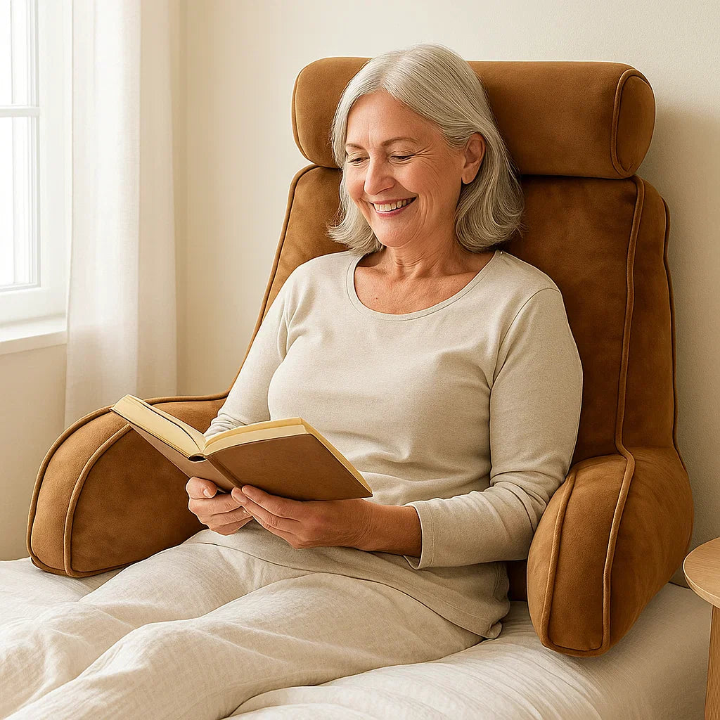 Reading Pillow with Arms & Neck Support – Gentle Comfort for Seniors