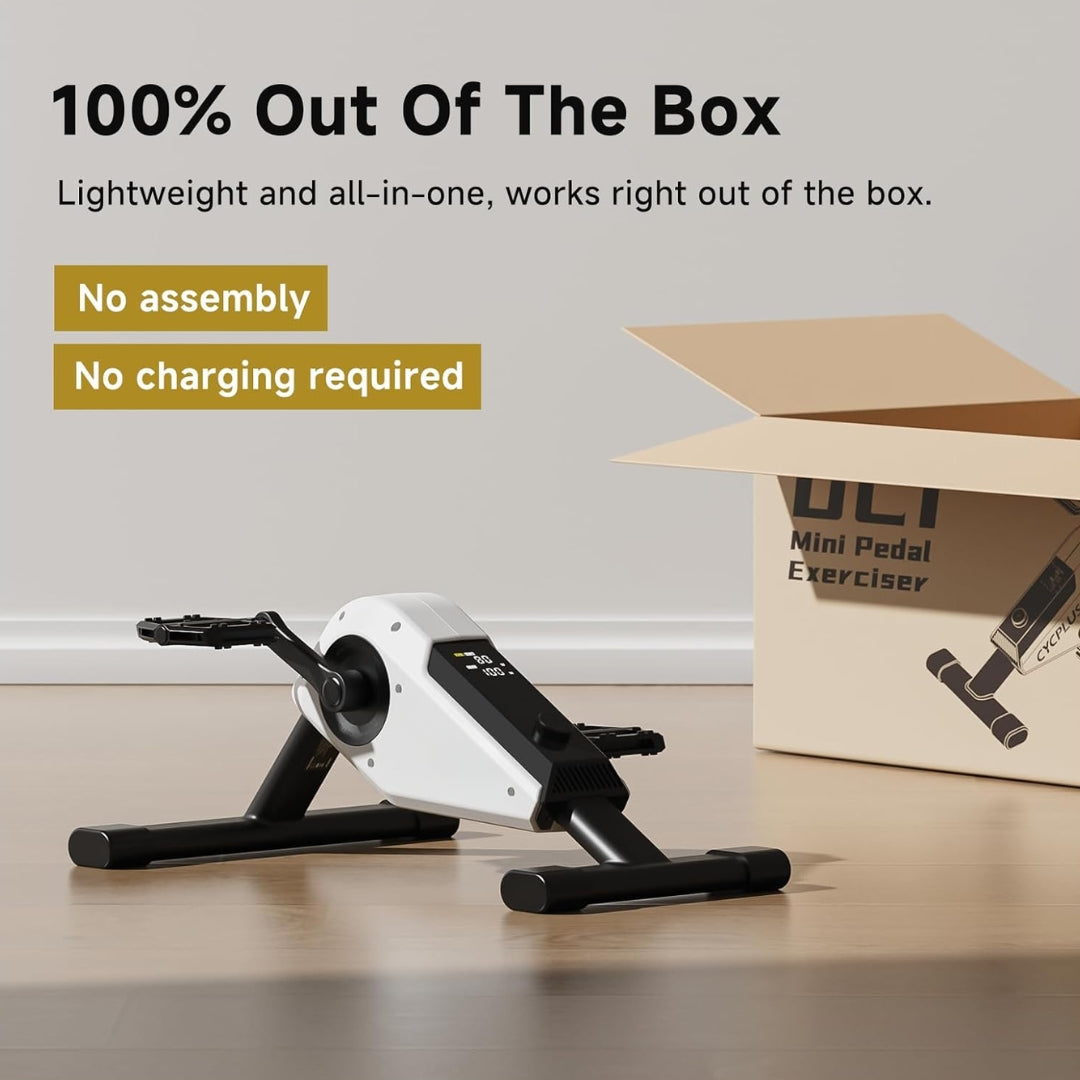 Mini Pedal Exerciser Bike – Senior-Friendly, Low-Impact Home & Office Fitness