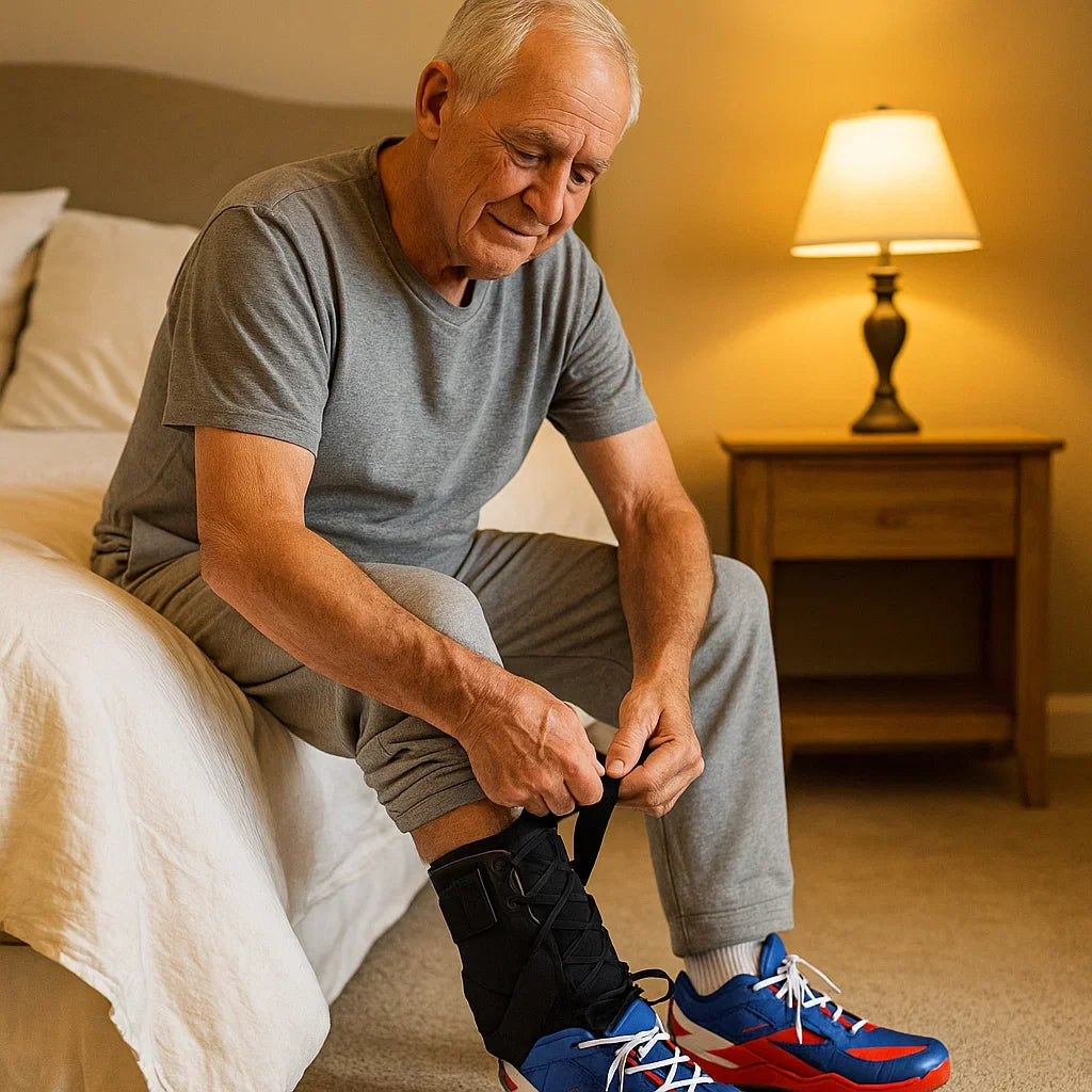 Premium Lace-Up Ankle Brace – Reliable Support for Seniors