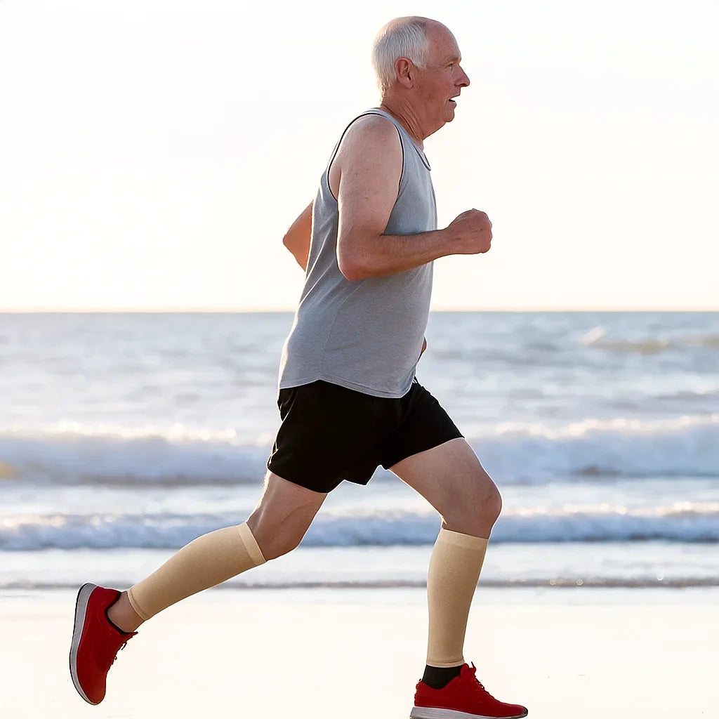 Comfortable Calf Sleeve – Gentle Compression Support for Seniors