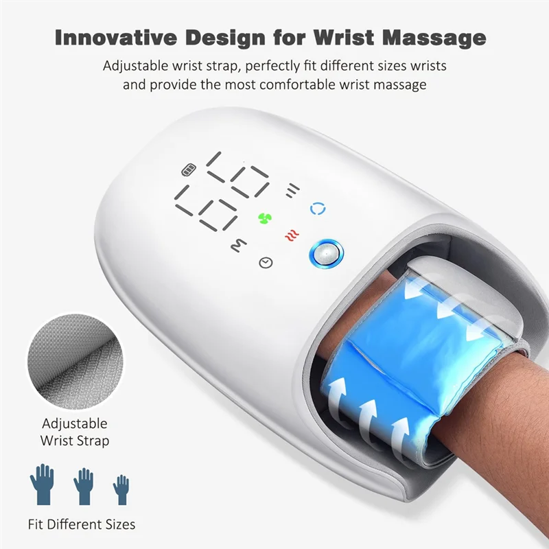Electric Hand Massager - Heat & Air Pressure Hand Therapy