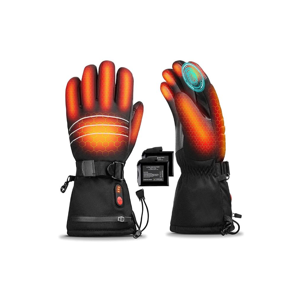Electric Heated Touchscreen Gloves - Warm, Waterproof & Easy to Use