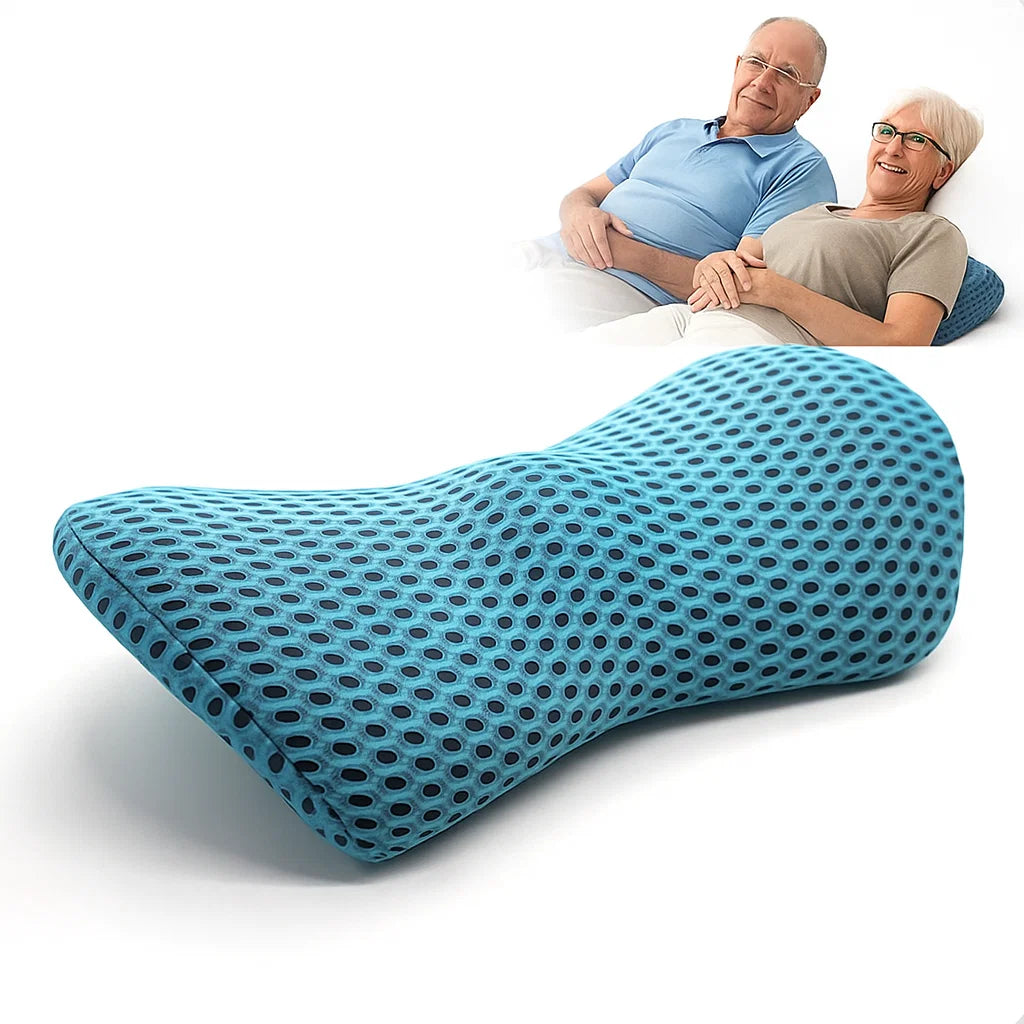 Memory Foam Lumbar Support Pillow – Sofa, Car & Office Comfort for Back Relief