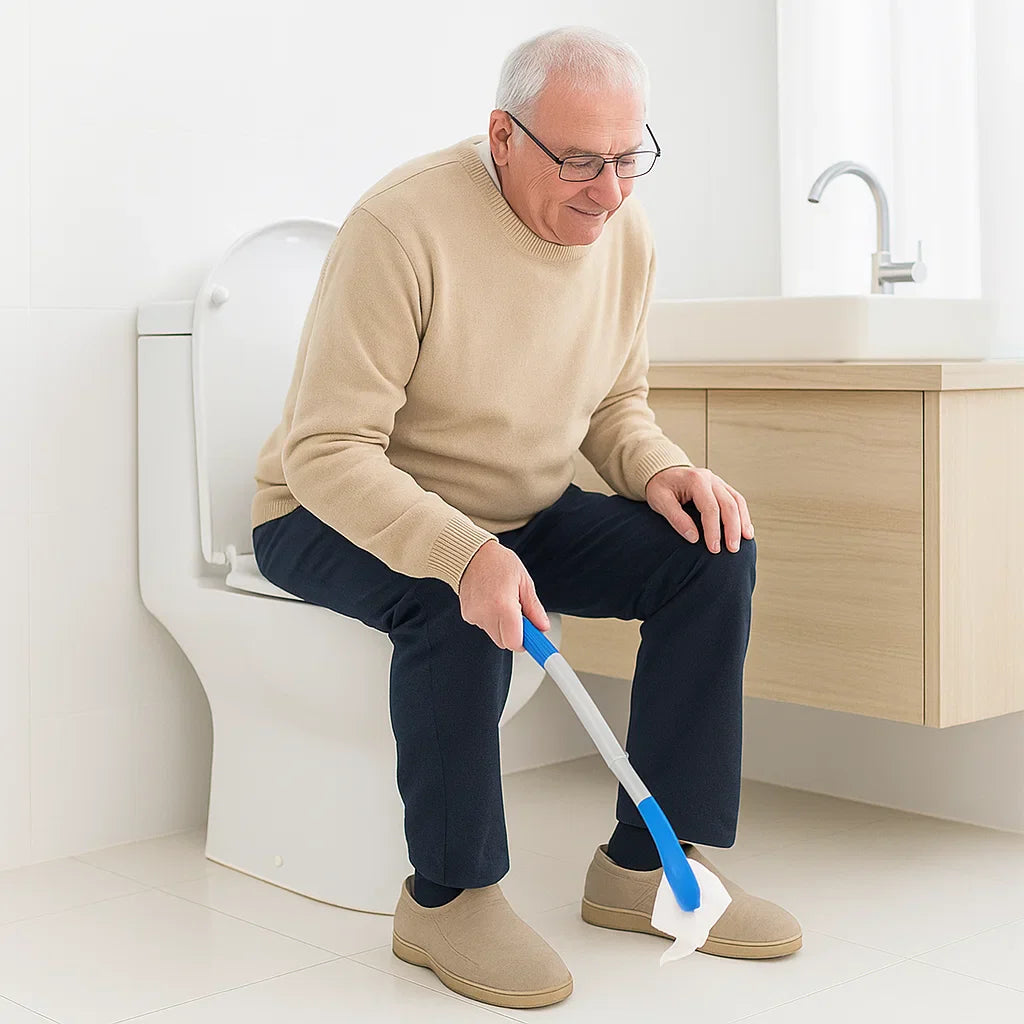 Foldable Long Reach Wiper for Seniors – Easy Hygiene & Comfort