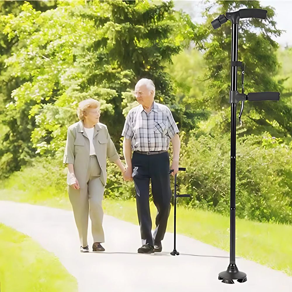 Foldable Walking Cane -  Stability, Safety & Convenience for Seniors