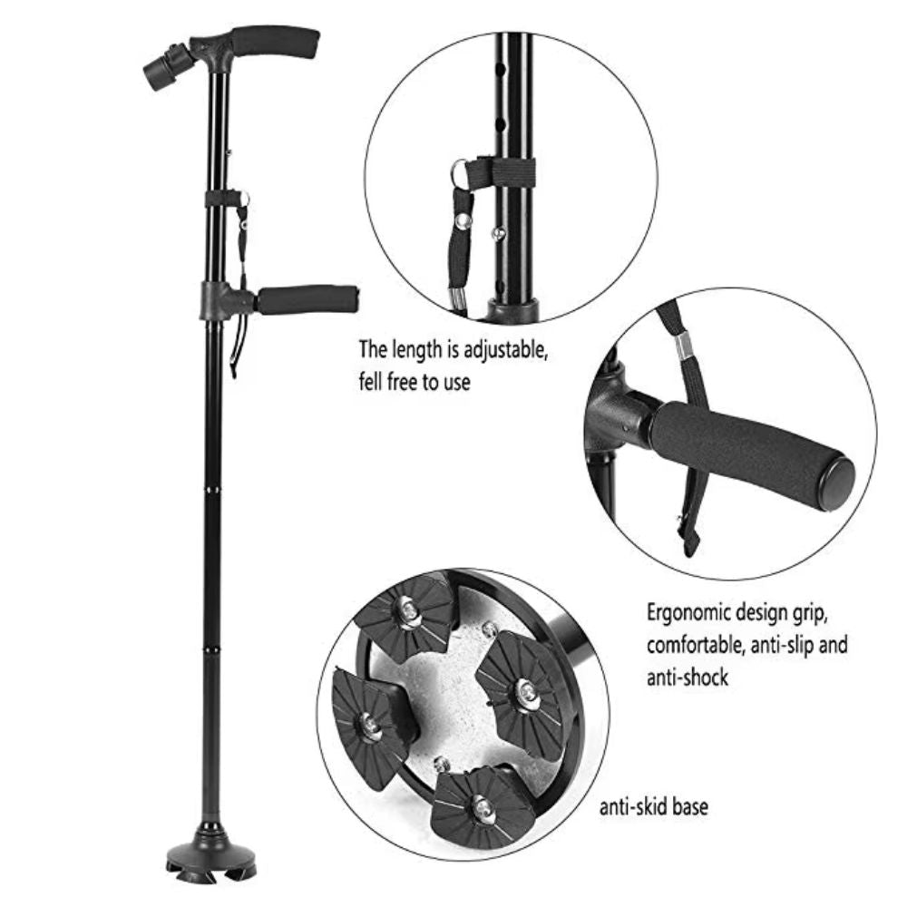 Foldable Walking Cane -  Stability, Safety & Convenience for Seniors