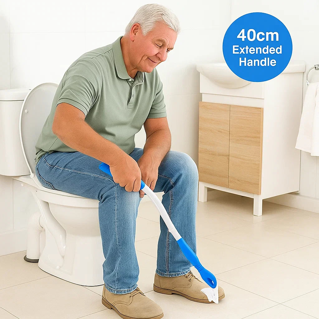 Foldable Long Reach Wiper for Seniors – Easy Hygiene & Comfort