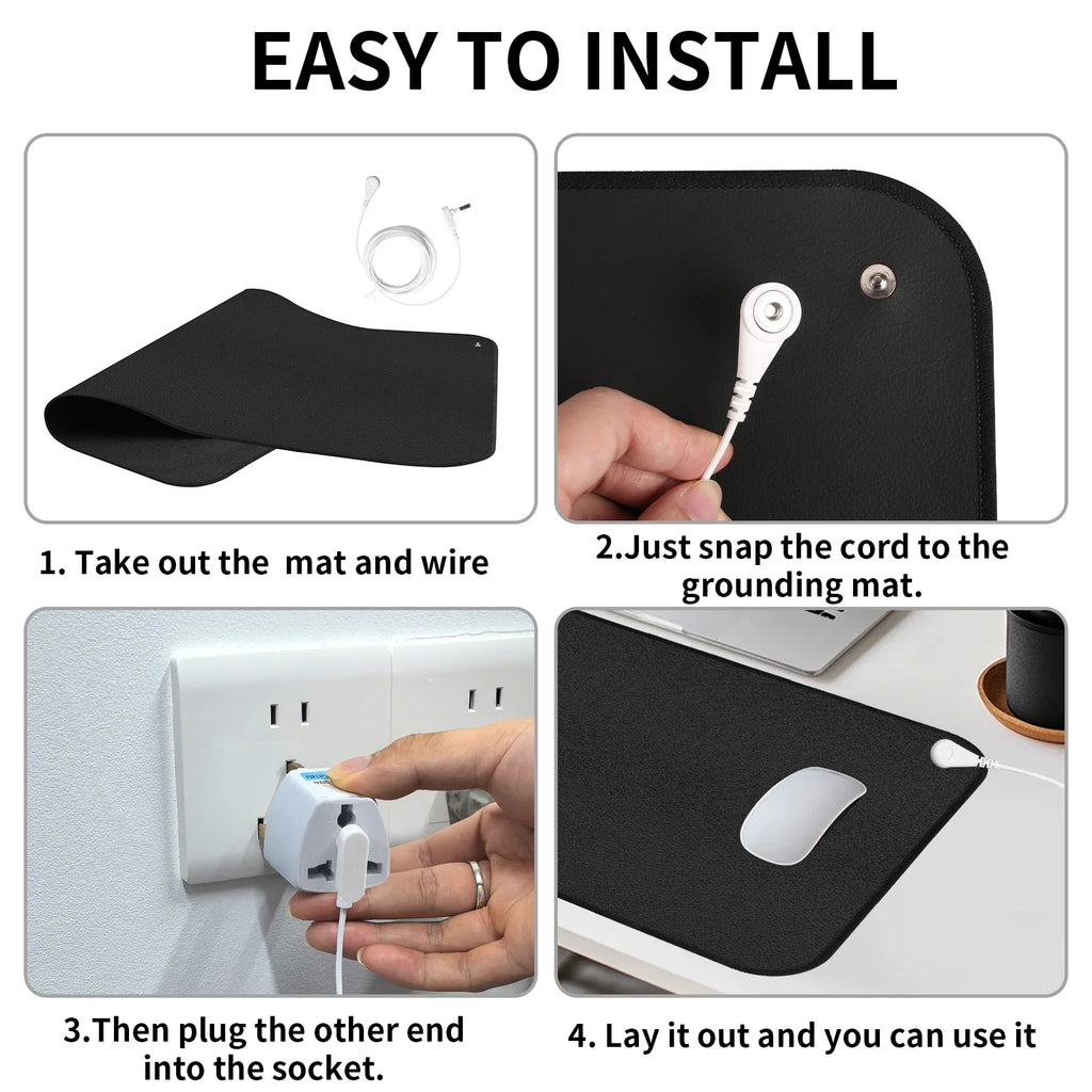 Grounding Mat for Sleep & Wellness – Gentle Energy Balance for Seniors