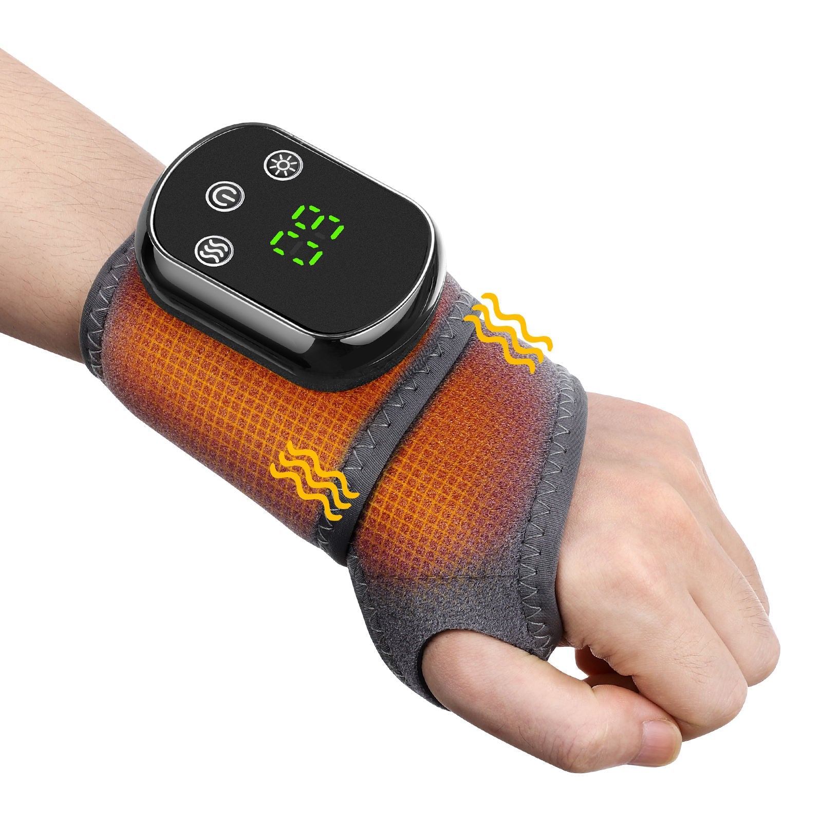 Electric Heating Wrist Massager for Seniors – Gentle Heat & Vibration Therapy, Rechargeable