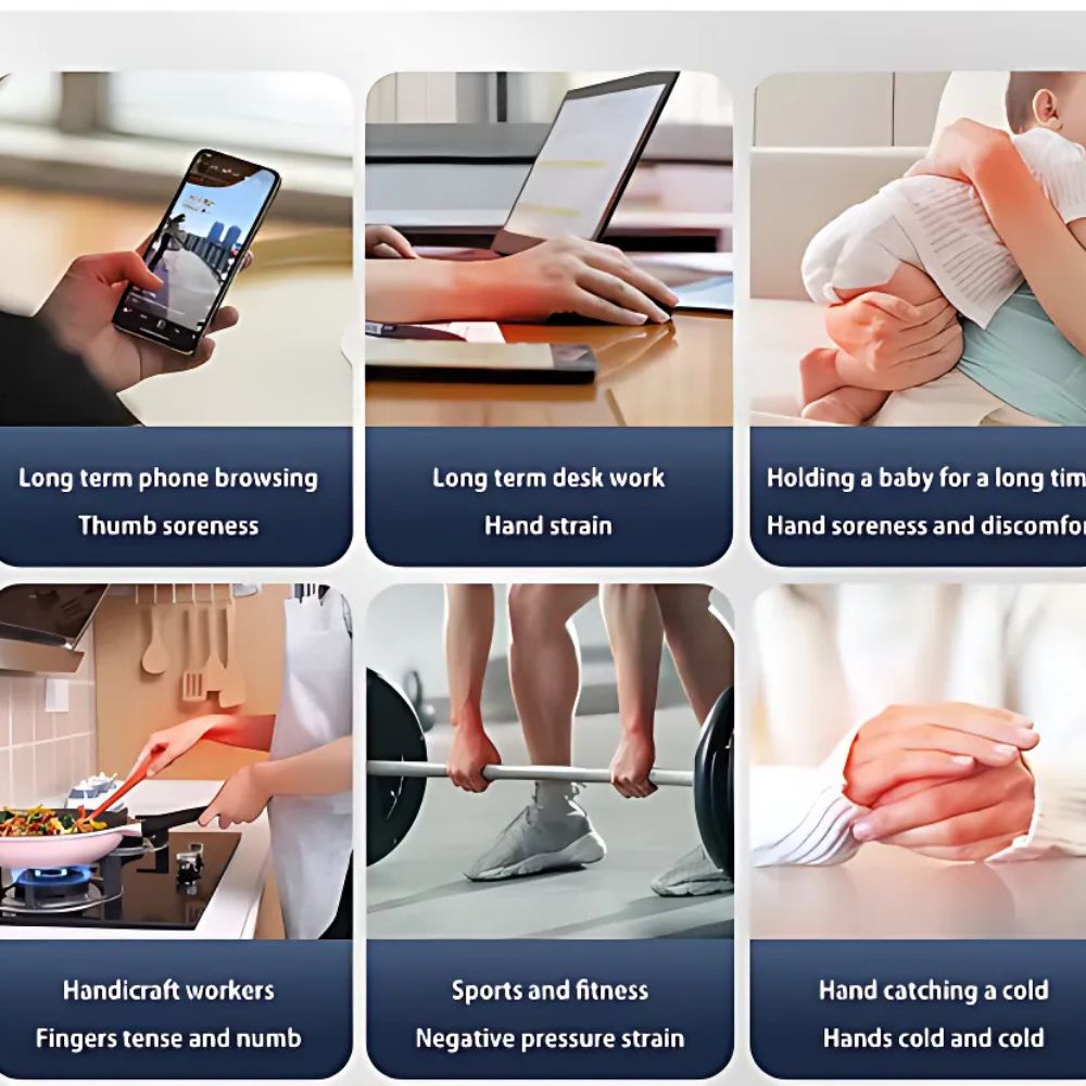 Heated Wrist Wrap – Gentle Heat & Massage Support for Seniors